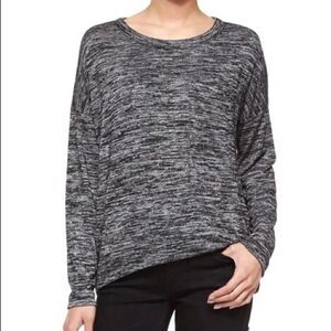 rag & bone Anthropologie Long Sleeve Top in Black size M